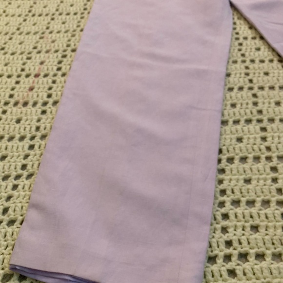 Talbots NWT Silk Linen Lilac Dress Pants - Picture 4 of 9